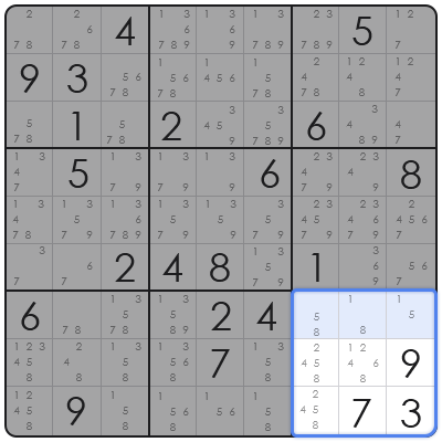 sudoku locked candidate